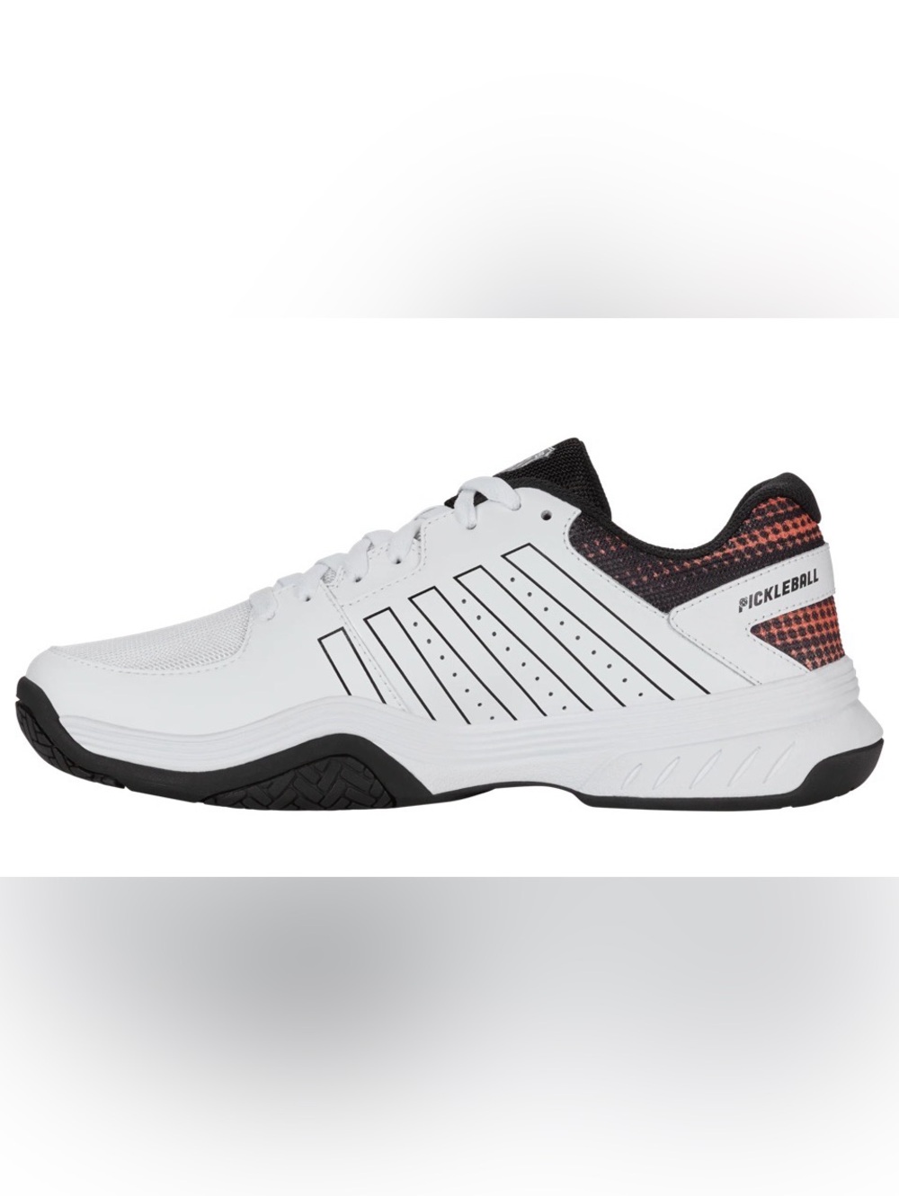 K-Swiss, Court Express,Men's Pickleball Sneakers, size 14, color  WHITE/DUBARRY